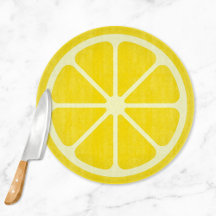 Gult Lemon Slice Citrus Kitchen Clearboard