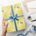 Gult Lemon Slices vattenfärg Presentpapper<br><div class="desc">Öka dina presenter med vår Gult Lemon Slices Watercolor Wrapping Papper. Den här designen har klara citronillustrationer i färgreducering av vattenfärgshaderna och fångar själva kärnan i sommarens bästa och charm. Perfekt för att tillföra en livlig,  glad beröring till vilken present som helst!</div>