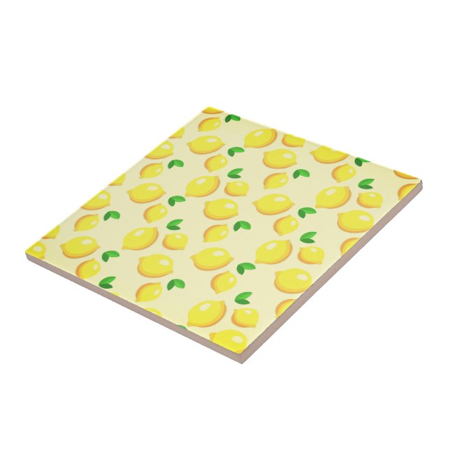 Gult Lemon Tiles Kakelplatta (Sidan)