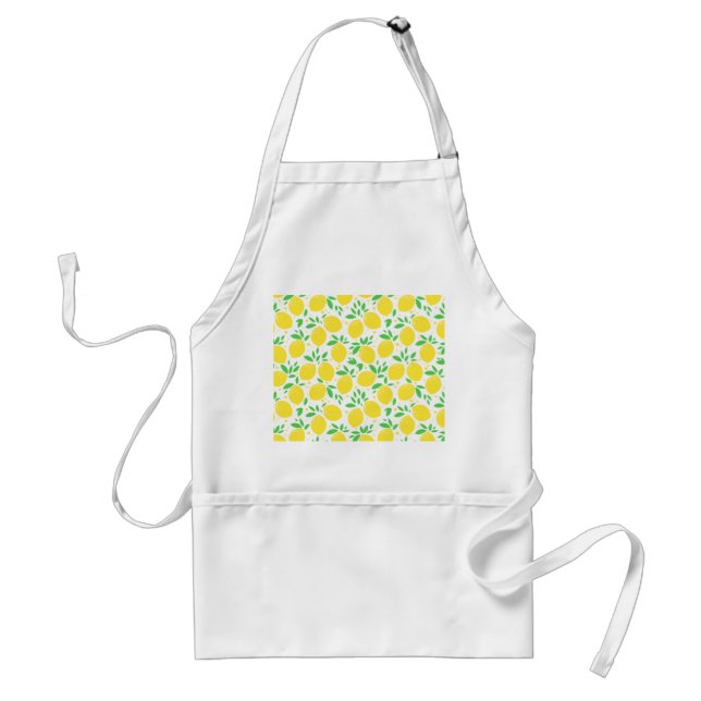 Gult Lemons Apron Förkläde (Framsidan)