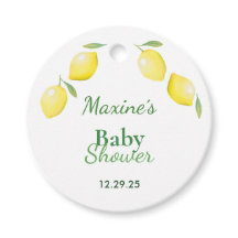 Gult Lemons Baby Shower