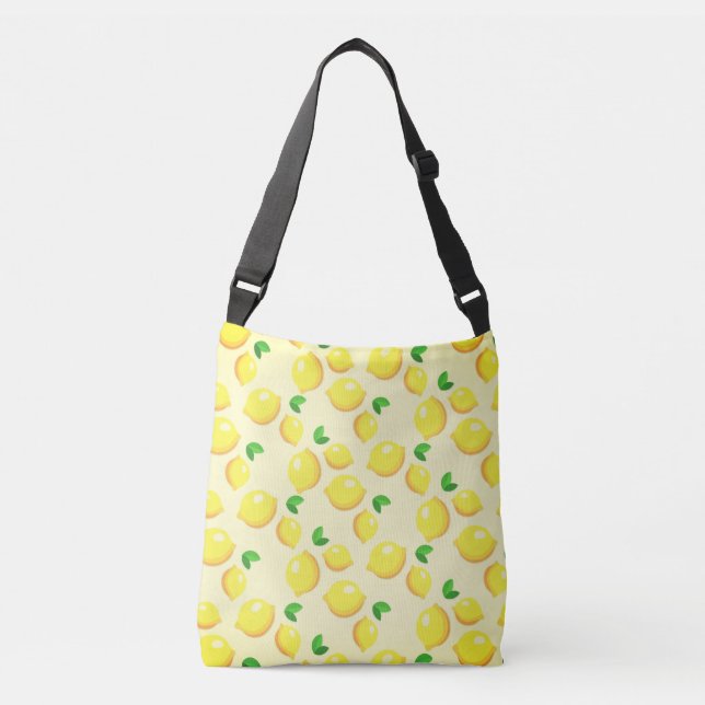 Gult Lemons Crossbody Bag Axelväska (Framsida)