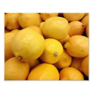 Gult Lemons Fototryck