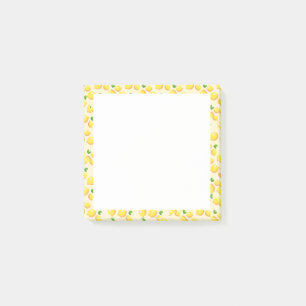 Gult Lemons Framställning - Skicka anteckningar Post-it Block