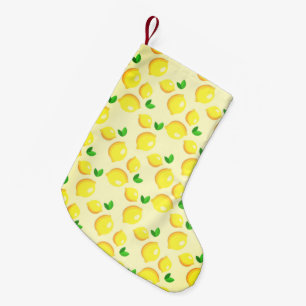 Gult Lemons julklapp Liten Julstrumpa