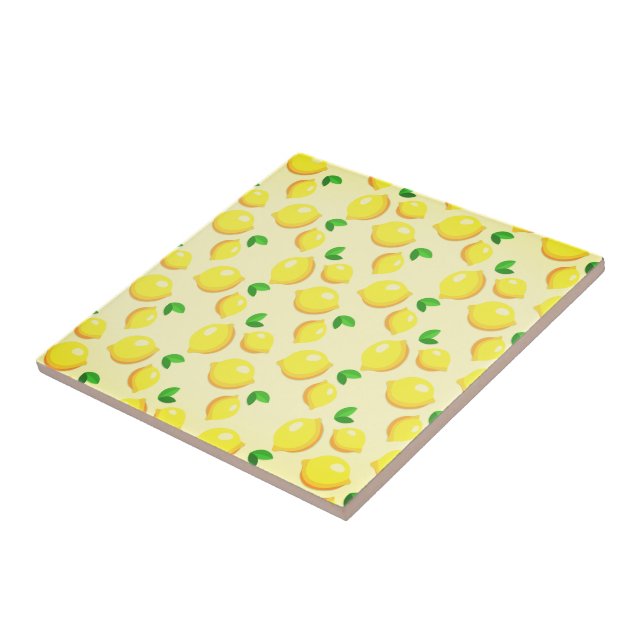 Gult Lemons keramiska plattor Kakelplatta (Sidan)