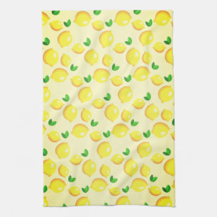 Gult Lemons Kitchen Towel Kökshandduk