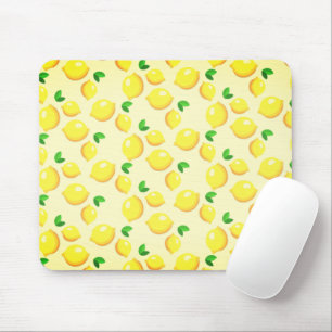 Gult Lemons musknapp Musmatta