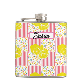 Gult Lemons Rosa Rand, sommartid Fickplunta