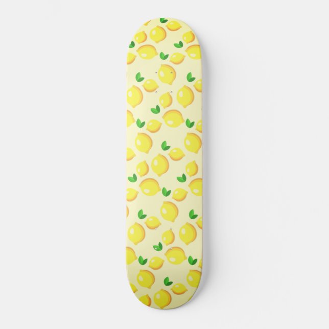 Gult Lemons Skateboard Gift (Framsida)
