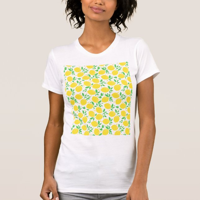 Gult Lemons T-Shirt (Framsida)