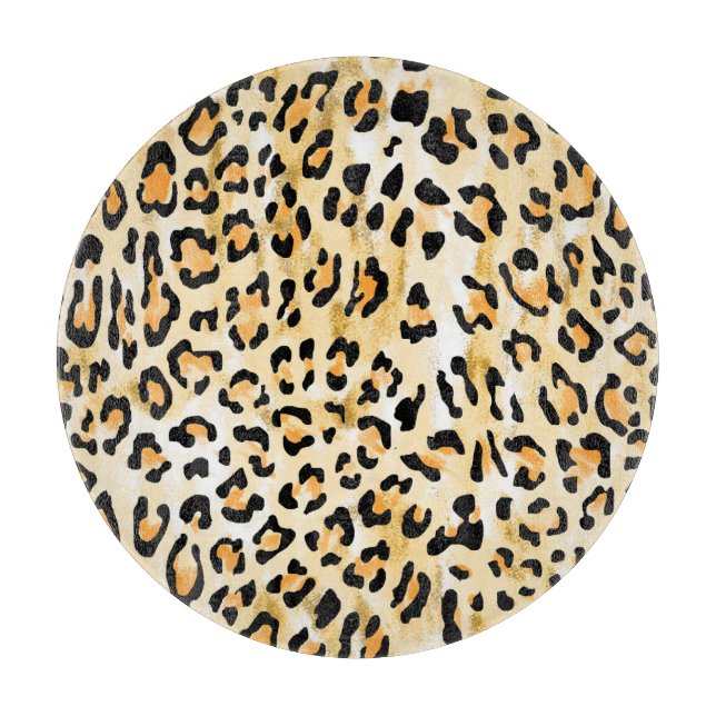 Gult leopard, handdragen. (Framsidan)