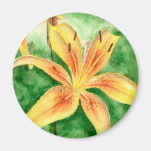 Gult lever i trädgården