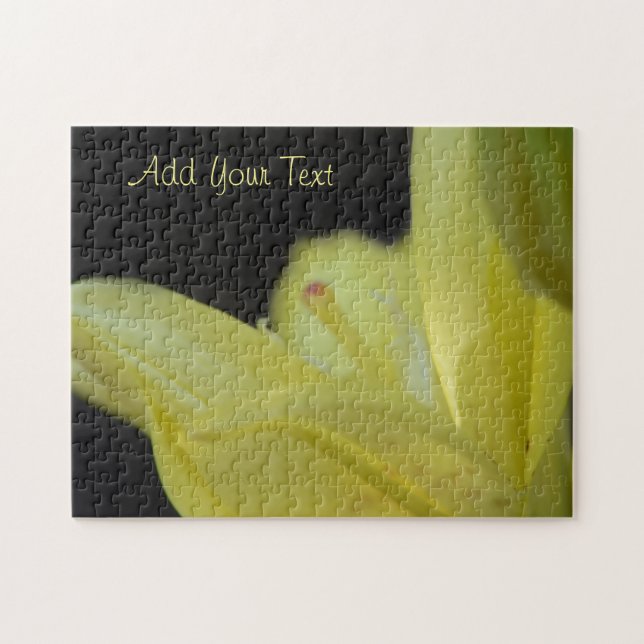 Gult Lily by Shirley Taylor Pussel (Horisontell)