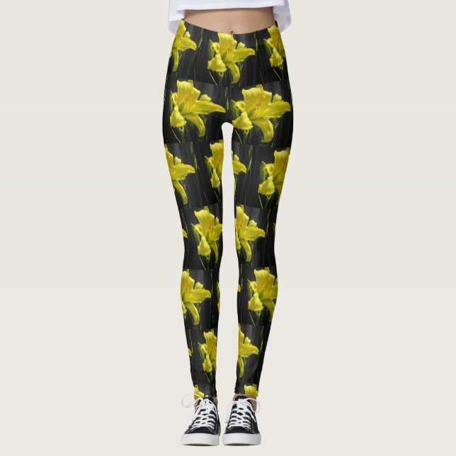 Gult Lily Leggings (Framsida)