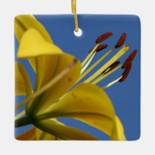 Gult Lily Ornament