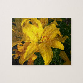 Gult Lily Puzzle Pussel