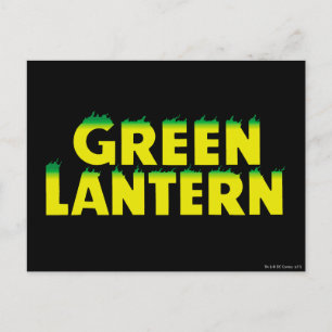 Gult Logotyp Flames Vykort