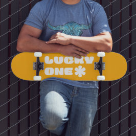 Gult Lucky One Skateboard