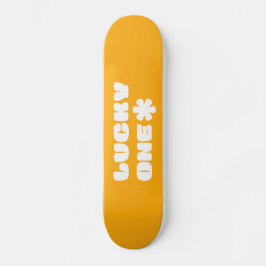 Gult Lucky One Skateboard