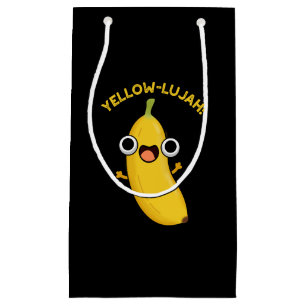 Gult-lujah Funny Banana Pun Mörk BG