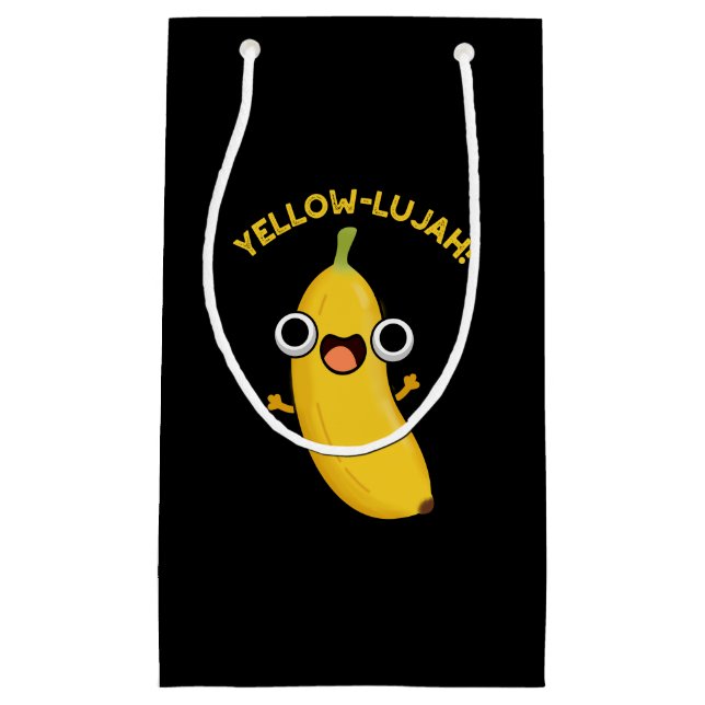 Gult-lujah Funny Banana Pun Mörk BG (Framsidan)