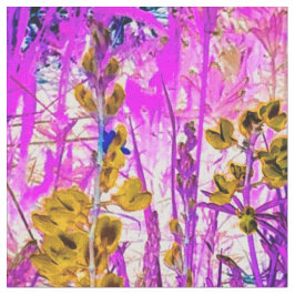 Gult Lupine Fabric Tyg