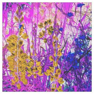Gult Lupine Fabric Tyg