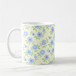 Gult Lycklig-blommor Kaffemugg