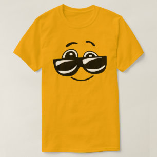 Gult Lycklig solsken T Shirt