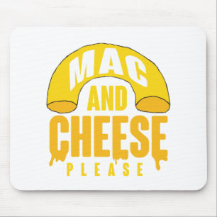 Gult Macaroni Cheese för barn Mac och Cheese Musmatta