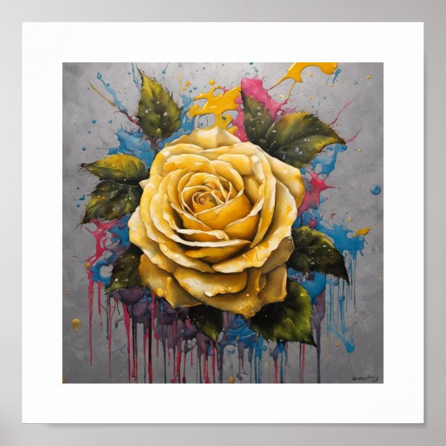 Gult Måne-Ro Poster (Framsidan)