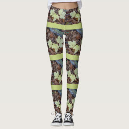 Gult Maple Lövs Legging