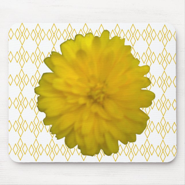 Gult Marigold Mousepad Musmatta (Framsidan)