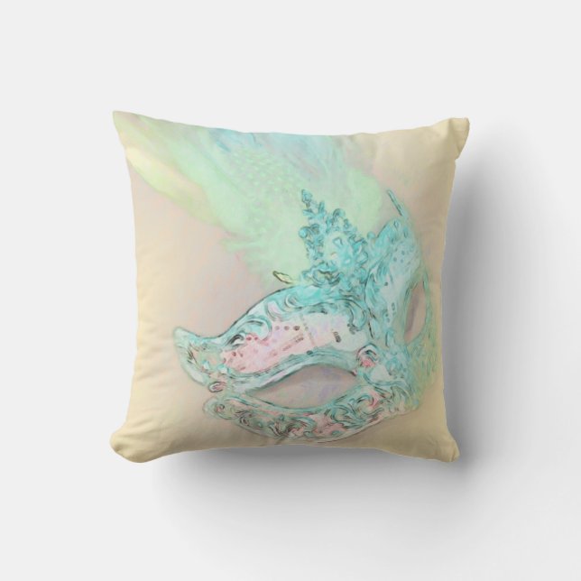 Gult Masquerad Kudde (Framsida)