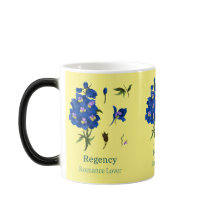 Gult med blålarksporblommor Romantik Älskare