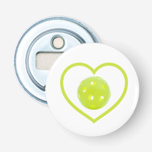 gult-mejsel från pickleball kärlek boll flasköppnare