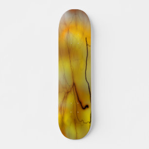 Gult Mini Skateboard Bräda 18,5 Cm
