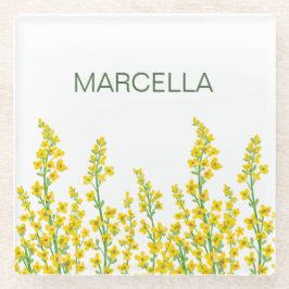 Gult Modern Citrine Blommigt Blooms