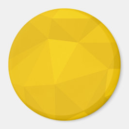 Gult, modern, coola, trendig, stadsgeometrisk kons magnet