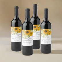 Gult Modern Sunblommor Bouquet Bröllop