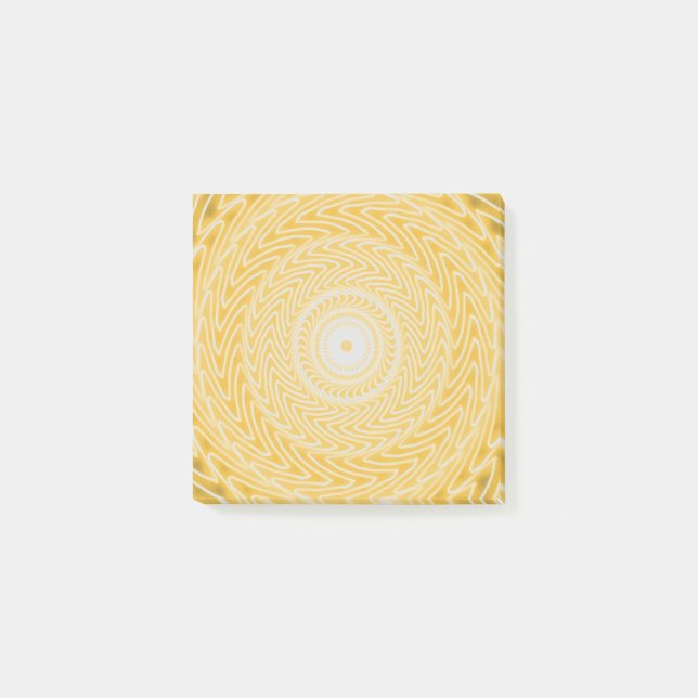 Gult mönster post-it block (Framsida)