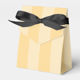GULT MÖNSTER TÄLT med RIBBON FAVOR BOX Presentaskar