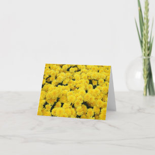 Gult Morsa Note Card Kort