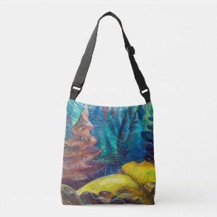 Gult Moss Emily Carr Axelväska