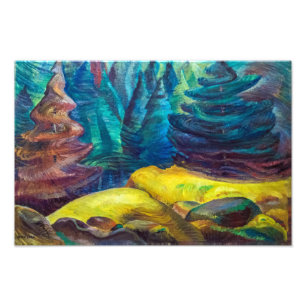 Gult Moss Emily Carr Fototryck