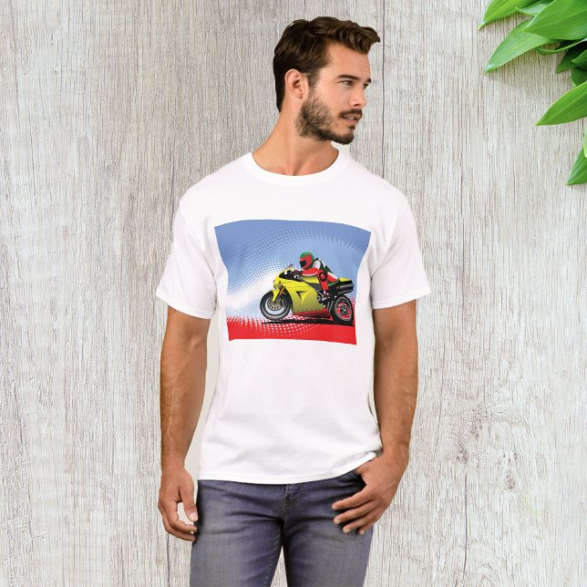 Gult Motorcykel Manar T-Shirt (Skapare uppladdad)