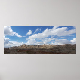 Gult Mounds Overlook, Badlands NP, South Dakota Poster