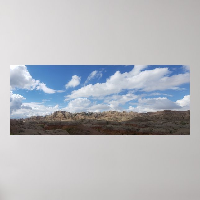 Gult Mounds Overlook, Badlands NP, South Dakota Poster (Framsidan)
