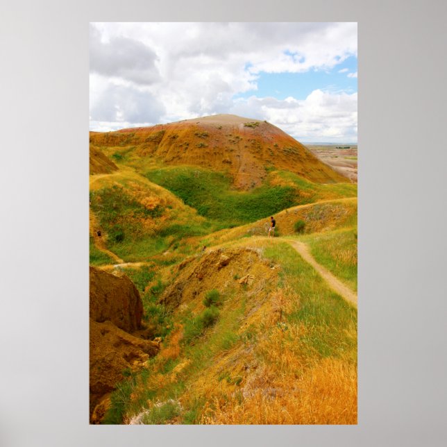 Gult Mounds Overlook, Badlands NP, South Dakota Poster (Framsidan)